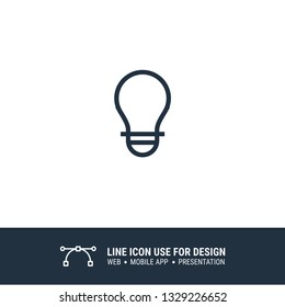 light bulb icon design