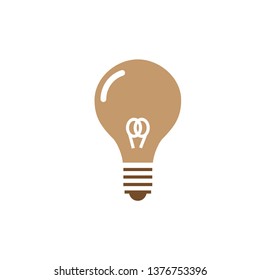 light bulb icon design template