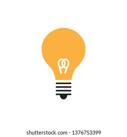 light bulb icon design template