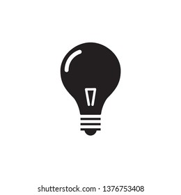 light bulb icon design template