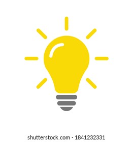 Light bulb Icon design vector