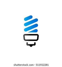 Light bulb icon in duo tone color. light environment friendly