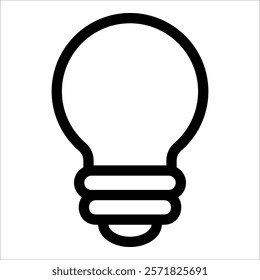 Light Bulb Icon Element For Design
