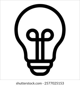 Light Bulb Icon Element For Design