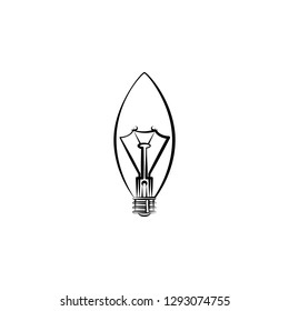 Light bulb icon. Element of lighting icon. Thin line icon for website design and development, app development. Premium icon