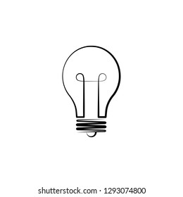 Light bulb icon. Element of lighting icon. Thin line icon for website design and development, app development. Premium icon