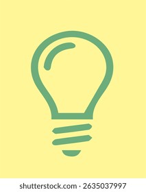 Light bulb icon. Energy and thinking symbol icon 