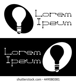Light bulb icon. Idea concept. Vector illustration
