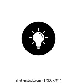 Light bulb icon . Idea sign