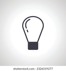 Light bulb icon, idea sign. bulb icon