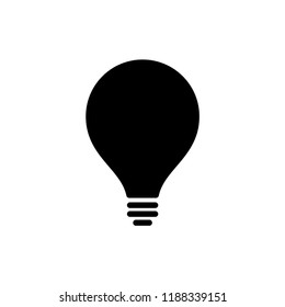 Light bulb icon ,idea icon style 
