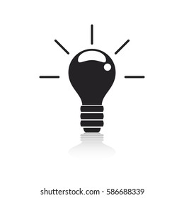 Light Bulb Icon. Idea vector. Getting Idea Icon.