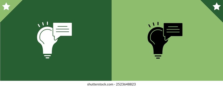 Light Bulb Icon Ideal for Ideas and Innovation Illustrations