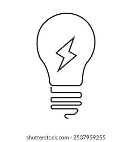 Icono de la bombilla Ideal para Ideas 