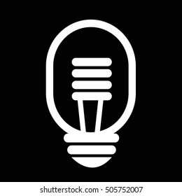 Light bulb icon illustration design