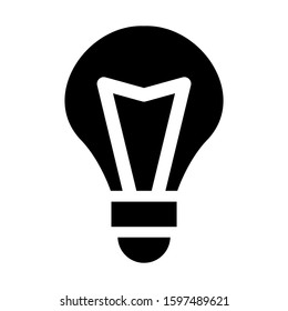 light bulb icon isolated sign symbol vector illustration - high quality black style vector icons
