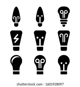 light bulb icon isolated sign symbol vector illustration - Collection of high quality black style vector icons
