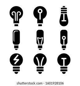 light bulb icon isolated sign symbol vector illustration - Collection of high quality black style vector icons
