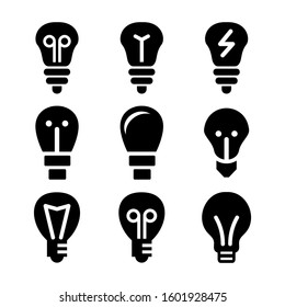 light bulb icon isolated sign symbol vector illustration - Collection of high quality black style vector icons
