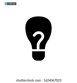 light bulb icon isolated sign symbol vector illustration - high quality black style vector icons
