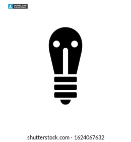 light bulb icon isolated sign symbol vector illustration - high quality black style vector icons
