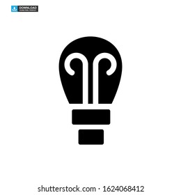 light bulb icon isolated sign symbol vector illustration - high quality black style vector icons
