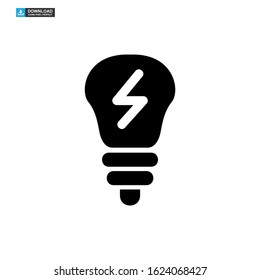 light bulb icon isolated sign symbol vector illustration - high quality black style vector icons
