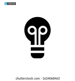 light bulb icon isolated sign symbol vector illustration - high quality black style vector icons
