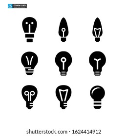 light bulb icon isolated sign symbol vector illustration - Collection of high quality black style vector icons
