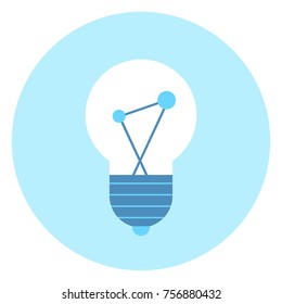 Ilustración del vector de la luz de la lámpara del icono de la lámpara de luz