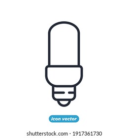 Light Bulb icon. Light Bulb lamp symbol template for graphic and web design collection logo vector illustration