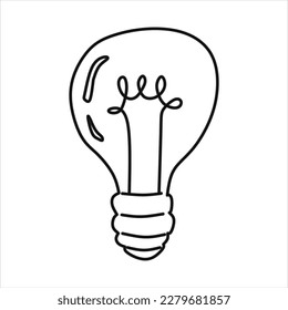 Light bulb icon. Line, solid and filled outline colorful version, outline and filled vector sign. Idea Symbol, logo illustration. Different style icons set. Vector graphics