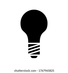 Light Bulb  icon or logo isolated sign symbol vector illustration - high quality black style vector icons
