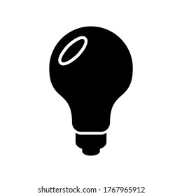 Light Bulb  icon or logo isolated sign symbol vector illustration - high quality black style vector icons
