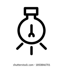 Icono de la bombilla de luz o logotipo símbolo de signo aislado ilustración vectorial - iconos vectoriales de estilo negro de alta calidad
