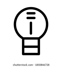 light bulb icon or logo isolated sign symbol vector illustration - high quality black style vector icons
