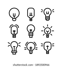Light Bulb icon or logo isolated sign symbol vector illustration - Collection of high quality black style vector icons
