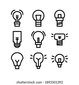Light Bulb icon or logo isolated sign symbol vector illustration - Collection of high quality black style vector icons
