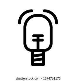 Light Bulb icon or logo isolated sign symbol vector illustration - high quality black style vector icons
