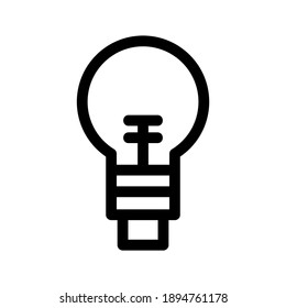 Light Bulb icon or logo isolated sign symbol vector illustration - high quality black style vector icons

