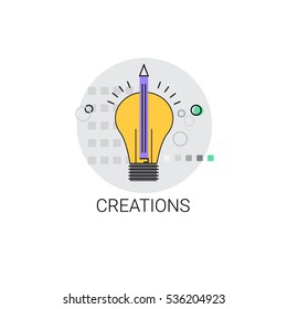 Light Bulb Icon Neue Idee Creation Konzept Vektorgrafik