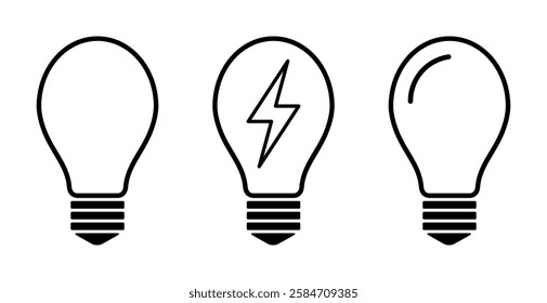 light bulb icon over white background