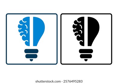 Light Bulb icon. icon related to Star Up. suitable for web site, app, user interfaces, printable etc. solid icon style. simple vector design editable