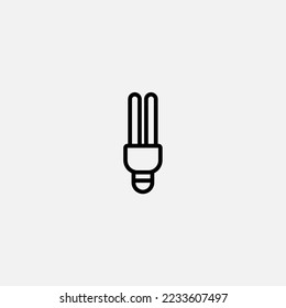 Light bulb icon sign vector,Symbol, logo illustration for web and mobile