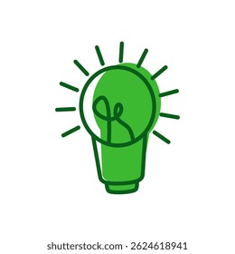 ícone de lâmpada, estilo simples plana, ilustração, modelo pictograma símbolo de símbolo de logotipo, para ui ou ux isolado no branco para aplicativo móvel, editável