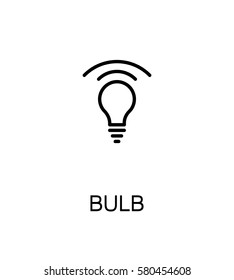 Light bulb icon. Single high quality outline symbol for web design or mobile app. Thin line sign for design logo. Black outline pictogram on white background