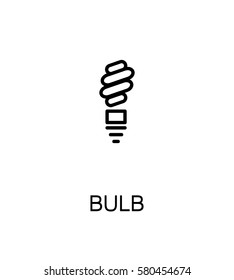Light bulb icon. Single high quality outline symbol for web design or mobile app. Thin line sign for design logo. Black outline pictogram on white background