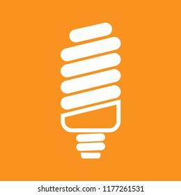 Light bulb icon, stock vector illustration, EPS10. 
