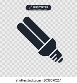 Light Bulb icon symbol template for graphic and web design collection logo vector illustration