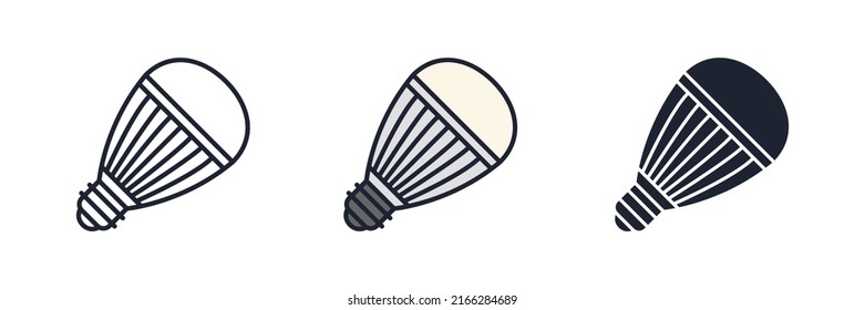 light bulb icon symbol template for graphic and web design collection logo vector illustration